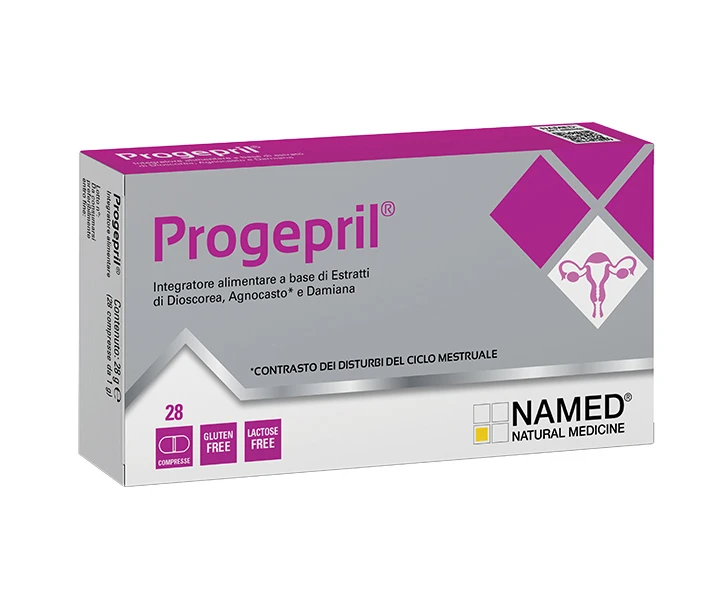 Named Progepril – 28 compresse NAMED Srl Named Progepril – 28 Compresse -Farmacia Estetica Porta Pia Named Progepril 28 compresse