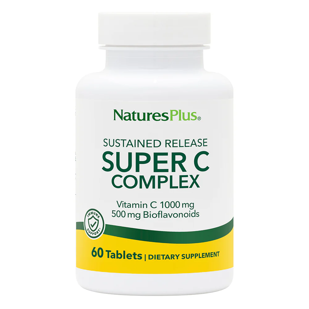 Natures Plus Super C Complex – 60 compresse Natures Plus Super C Complex – 60 Compresse -Farmacia Estetica Porta Pia Natures Plus Super C Complex 60 compresse