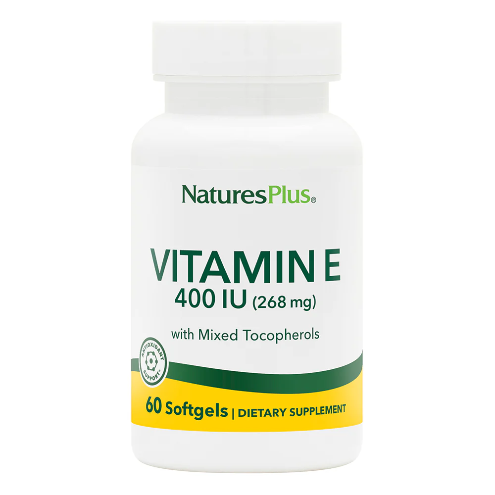 Natures Plus Vitamina E 400 IU (268mg) – 60 softgels Natures Plus Vitamina E 400 IU (268mg) – 60 Softgels -Farmacia Estetica Porta Pia Natures Plus Vitamina E 400 IU 268mg 60 softgels