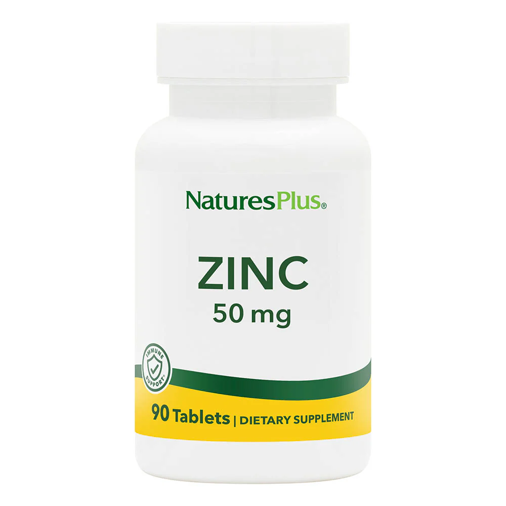 Natures Plus Zinco 50mg – 90 compresse Natures Plus Zinco 50mg – 90 Compresse -Farmacia Estetica Porta Pia Natures Plus Zinco 50mg 90 compresse