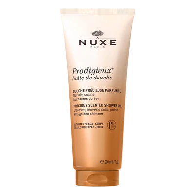 Nuxe Prodigieux Olio Doccia Profumato – 200ml Nuxe Prodigieux Olio Doccia Profumato – 200ml -Farmacia Estetica Porta Pia Nuxe Prodigieux Olio Doccia Prezioso Profumato 200ml