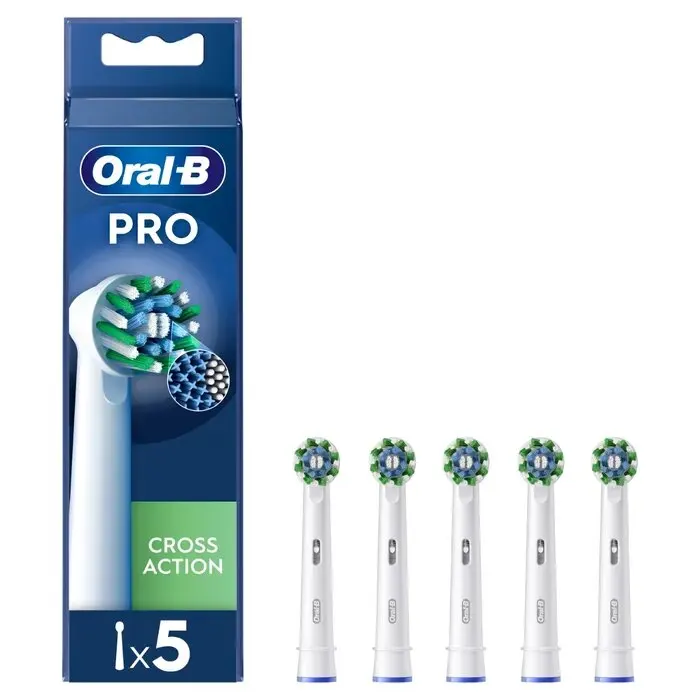 Oral-B Pro CrossAction Testine di Ricambio – 5 pezzi Oral B Oral-B Pro CrossAction Testine Di Ricambio – 5 Pezzi -Farmacia Estetica Porta Pia ORAL B Pro CrossAction Testine di Ricambio 5 pezzi