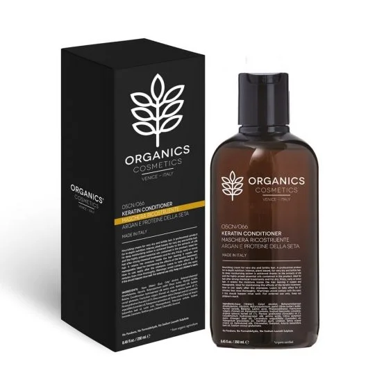 Organics Cosmetics Keratin Conditioner – 250ml Organics Cosmetics Keratin Conditioner – 250ml -Farmacia Estetica Porta Pia Organics Cosmetics Keratin Conditioner 250ml