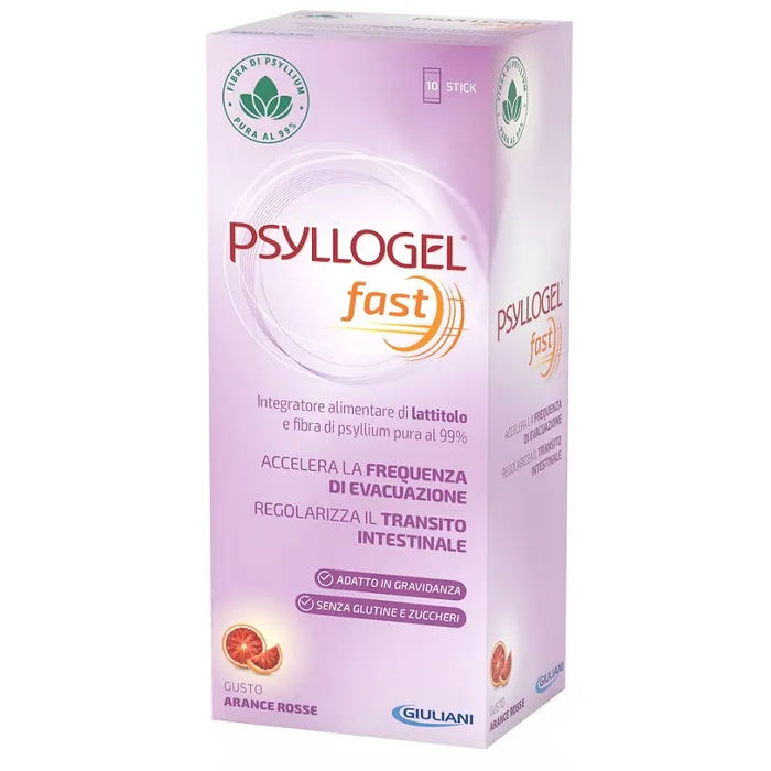 Psyllogel Fast – 10 stick Psyllogel Fast – 10 Stick -Farmacia Estetica Porta Pia PSYLLOGEL Fast 10 stick