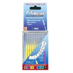 PikDent Scovolini Interdentali 0,6mm Giallo – 10 Pezzi