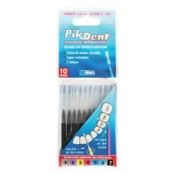 PikDent Scovolini Interdentali 1,0mm Nero – 10 Pezzi