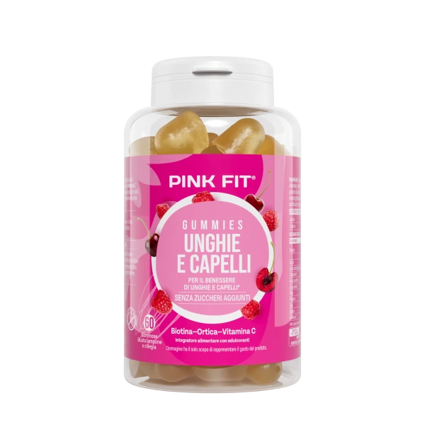 Pink Fit Gummies Unghie e Capelli – 60 gommose Pink Fit Gummies Unghie E Capelli – 60 Gommose -Farmacia Estetica Porta Pia Pink Fit Gummies Unghie e Capelli 60 gommose