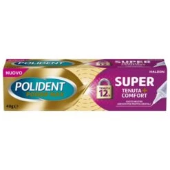 Polident – Power Max Super Tenuta + Comfort Crema Adesiva Per Protesi Dentali 40g