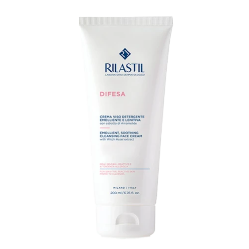 Rilastil Difesa Crema Viso Detergente Emolliente e Lenitiva – 200ml Rilastil Difesa Crema Viso Detergente Emolliente E Lenitiva – 200ml -Farmacia Estetica Porta Pia RILASTIL DIFESA crema viso detergente emolliente e lenitiva 200ml