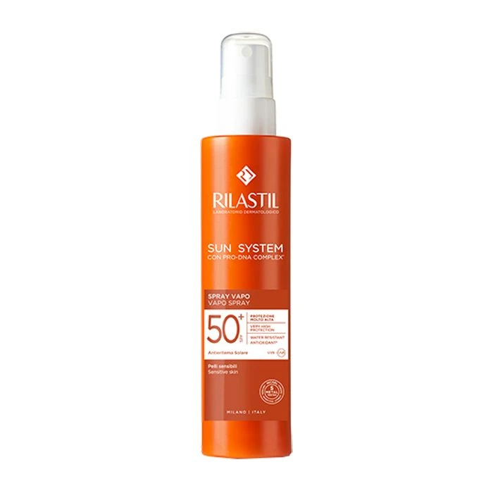 Rilastil – Sun System Spray Vapo SPF50+ viso e corpo – 200ml Rilastil – Sun System Spray Vapo SPF50+ Viso E Corpo – 200ml -Farmacia Estetica Porta Pia RILASTIL sun system spray vapo SPF50 viso e corpo 200ml