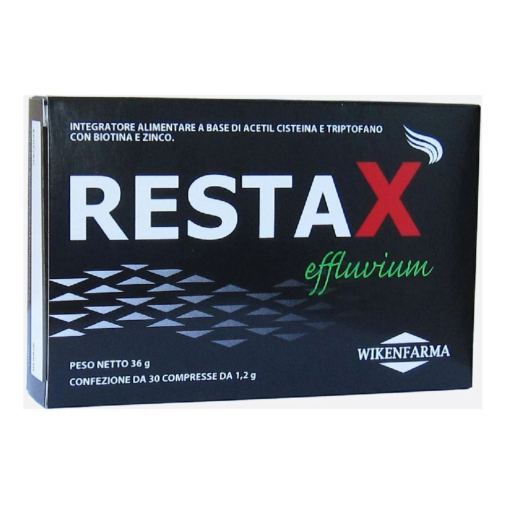 Restax Effluvium – 30 compresse Restax Effluvium – 30 Compresse -Farmacia Estetica Porta Pia Restax Effluvium 30 compresse