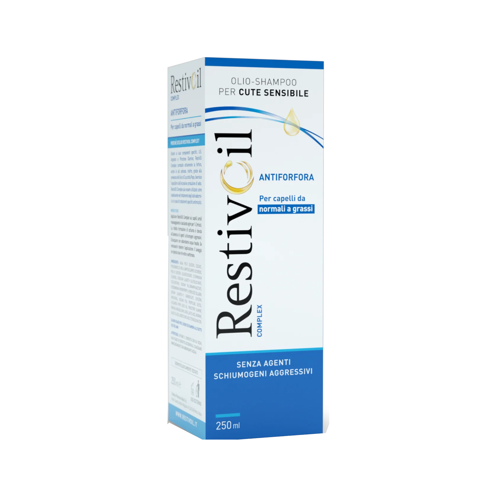 Restivoil Complex Antiforfora Capelli da Normali a Grassi – 250ml PERRIGO ITALIA Srl Restivoil Complex Antiforfora Capelli Da Normali A Grassi – 250ml -Farmacia Estetica Porta Pia Restivoil Complex Antiforfora Capelli da Normali a Grassi 250ml