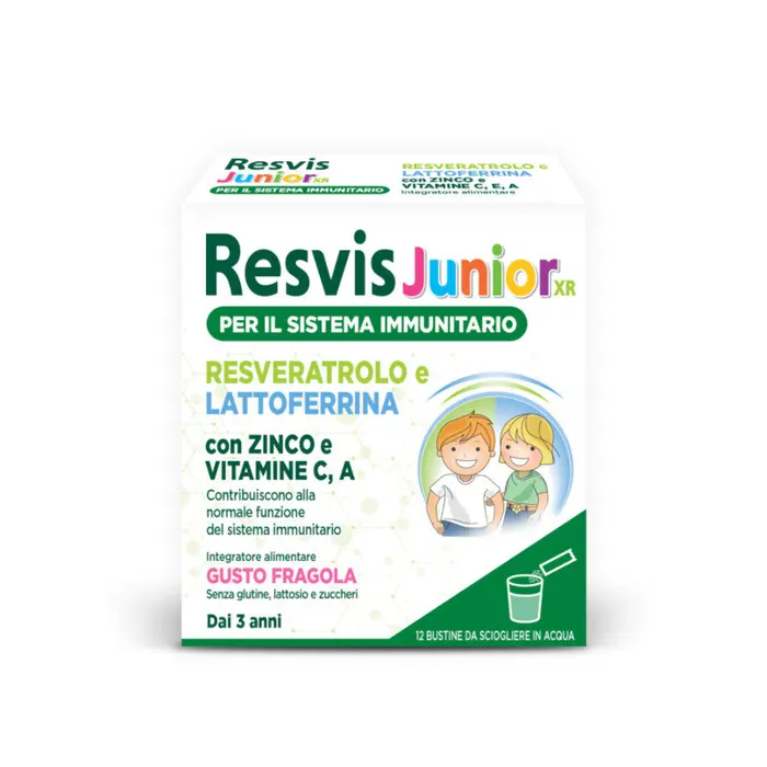 Resvis Junior XR – 12 bustine Resvis Junior XR – 12 Bustine -Farmacia Estetica Porta Pia Resvis Junior XR 12 bustine
