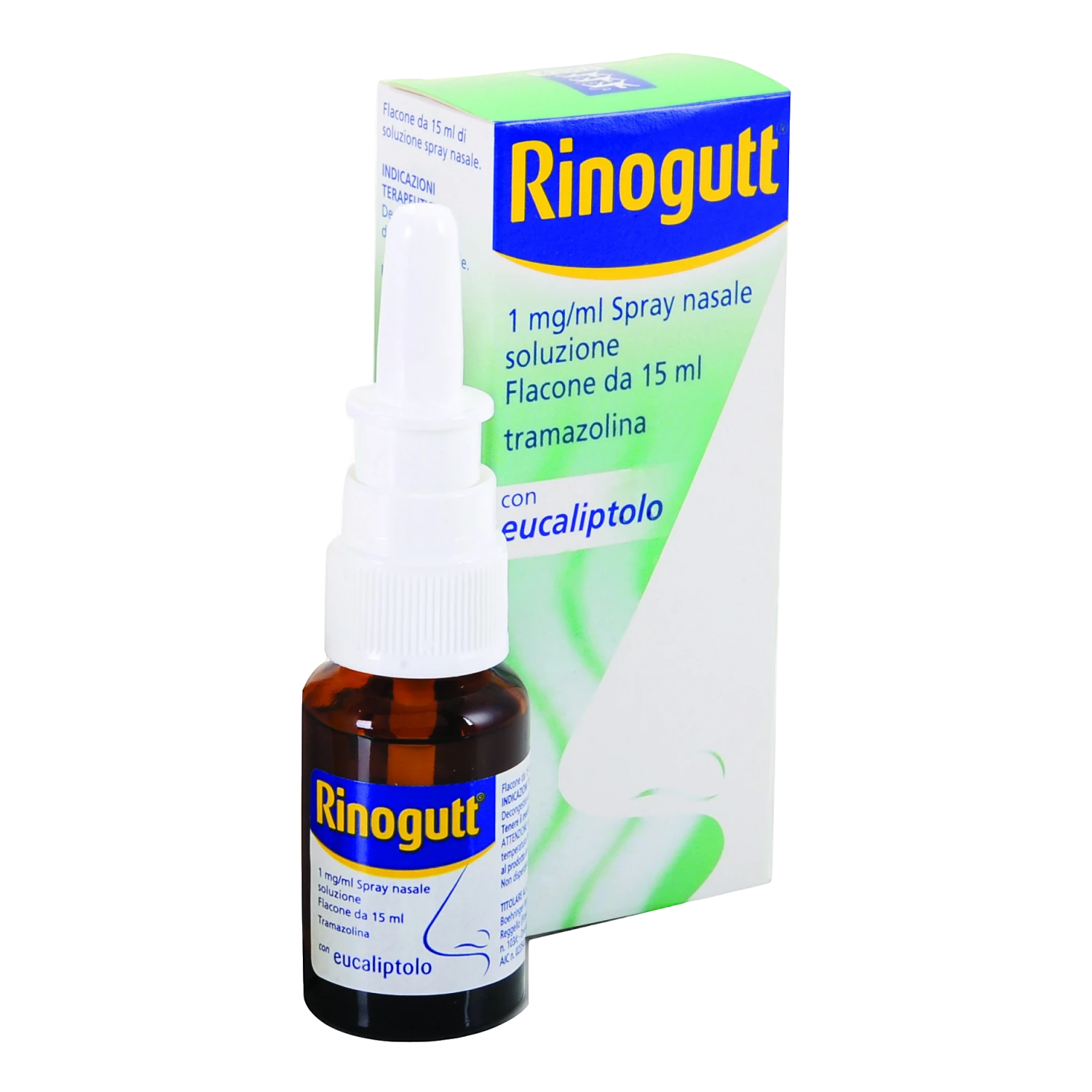 Rinogutt Spray Nasale con Eucaliptolo – 15ml Boehringer Ingelheim Rinogutt Spray Nasale Con Eucaliptolo – 15ml -Farmacia Estetica Porta Pia Rinogutt Spray Nasale con Eucaliptolo 10ml