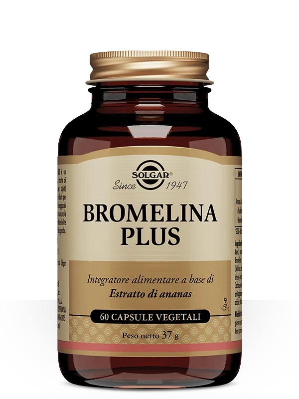 Solgar Bromelina Plus – 60 capsule vegetali Solgar Bromelina Plus – 60 Capsule Vegetali -Farmacia Estetica Porta Pia SOLGAR Bromelina Plus 60 capsule vegetali