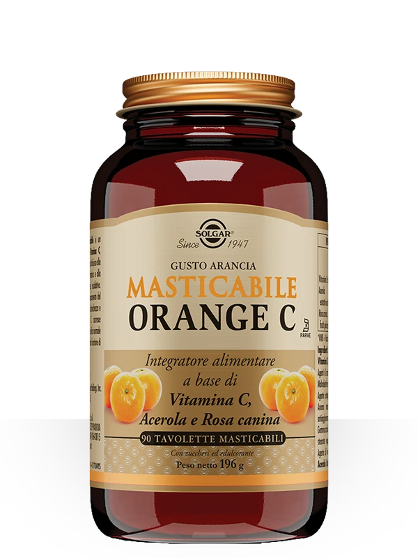 Solgar Orange C Masticabile – 90 tavolette masticabili Solgar Orange C Masticabile – 90 Tavolette Masticabili -Farmacia Estetica Porta Pia SOLGAR Orange C Masticabile 90 tavolette masticabili