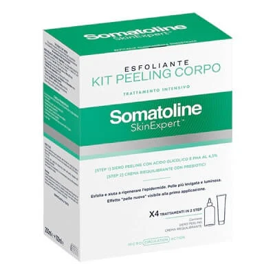 Somatoline Skin Expert Kit Peeling Corpo – 200ml + 100ml Somatoline Skin Expert Kit Peeling Corpo – 200ml + 100ml -Farmacia Estetica Porta Pia SOMATOLINE kit peeling corpo esfoliante 200ml100ml
