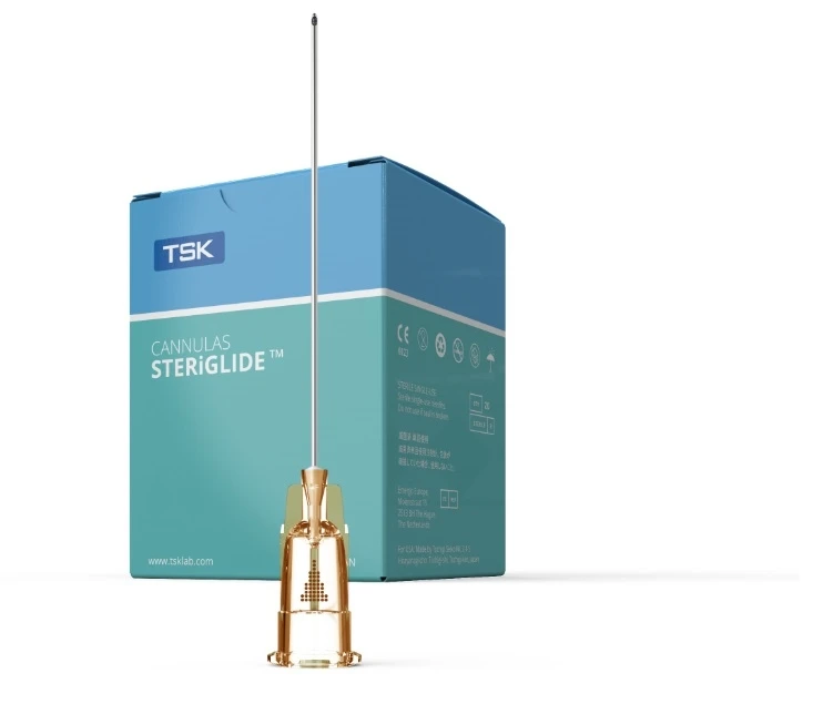 Ago cannula TSK Steriglide a punta smussa Ago Cannula TSK Steriglide A Punta Smussa -Farmacia Estetica Porta Pia STERIGLIDE CAN