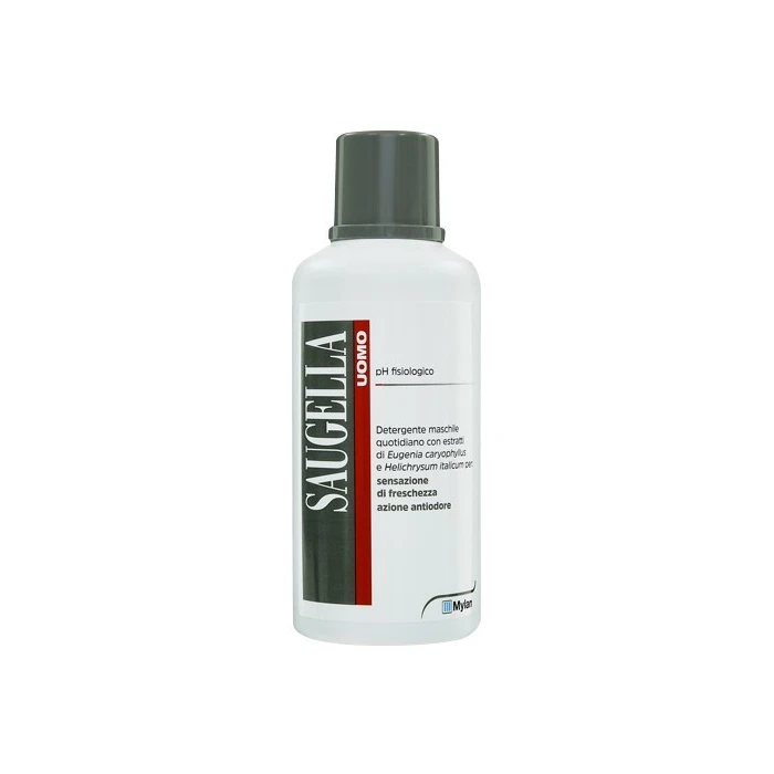 Saugella Uomo Detergente Intimo – 500ml Saugella Uomo Detergente Intimo – 500ml -Farmacia Estetica Porta Pia Saugella Uomo Detergente Intimo 500ml