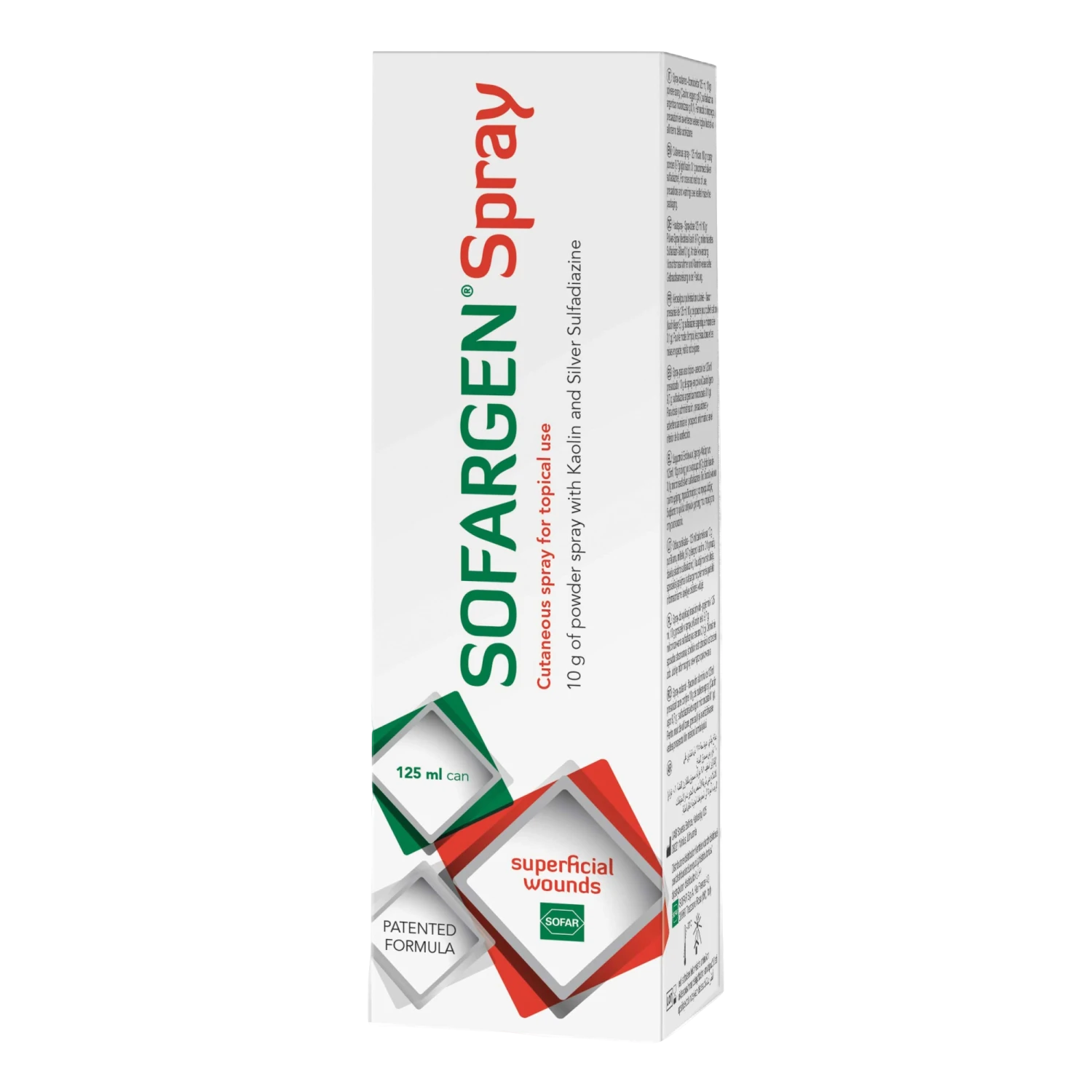 Sofargen Polvere Spray – 10g Sofargen Polvere Spray – 10g -Farmacia Estetica Porta Pia Sofargen Spray 10g