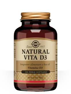 Solgar Natural Vita D3 – 100 Perle Softgels