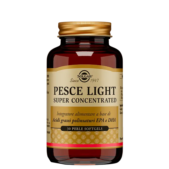 Solgar Pesce Light Super Concentrated – 30 perle softgels Solgar Pesce Light Super Concentrated – 30 Perle Softgels -Farmacia Estetica Porta Pia Solgar Pesce Light Super Concentrated 30 perle softgels