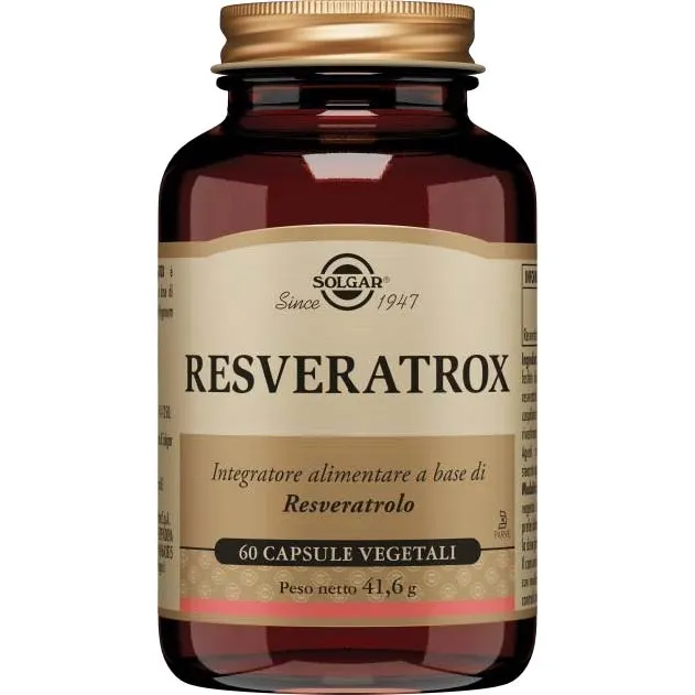Solgar Resveratrox – 60 capsule vegetali Solgar Resveratrox – 60 Capsule Vegetali -Farmacia Estetica Porta Pia Solgar Resveratrox 60 capsule vegetali