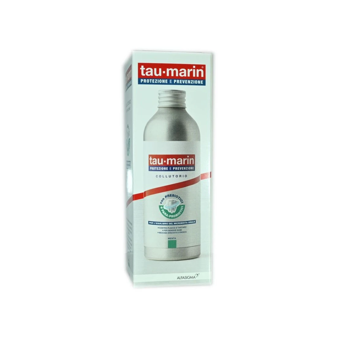 Tau-Marin Collutorio Protezione e Prevenzione Menta – 300ml Tau-Marin Collutorio Protezione E Prevenzione Menta – 300ml -Farmacia Estetica Porta Pia Tau Marin Collutorio Protezione e Prevenzione Menta 300ml