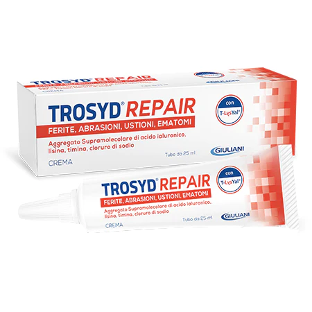 Trosyd Repair Crema – 25ml GIULIANI Trosyd Repair Crema – 25ml -Farmacia Estetica Porta Pia Trosyd Repair Crema Ferite Abrasioni Ustioni Ematomi 25ml