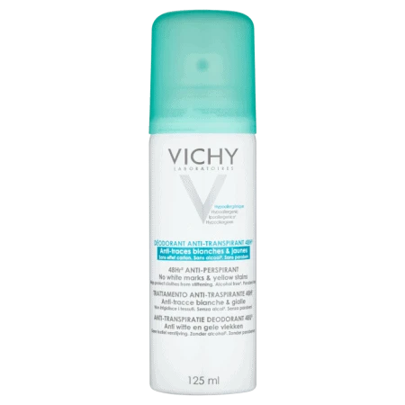 Vichy Deodorante Anti-Traspirante 48h Spray Anti-Tracce Bianche e Gialle – 125ml Vichy Deodorante Anti-Traspirante 48h Spray Anti-Tracce Bianche E Gialle – 125ml -Farmacia Estetica Porta Pia Vichy Deodorante Aerosol Anti Traspirante 48h Anti Traccia 125ml