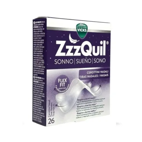 Vick ZzzQuil Sonno – 26 cerottini nasali Vicks® Vick ZzzQuil Sonno – 26 Cerottini Nasali -Farmacia Estetica Porta Pia Vick ZzzQuil Sonno 26 cerottini nasali