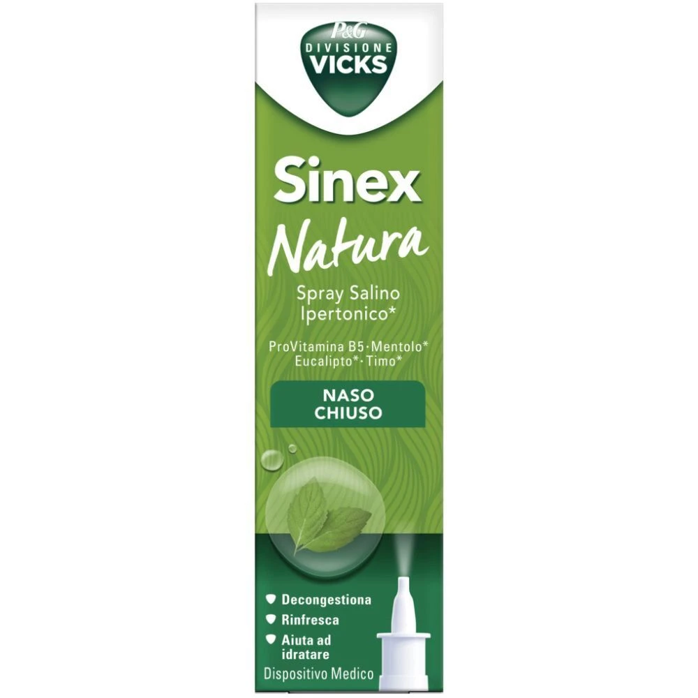 Vicks Sinex Natura Spray – 20ml Vicks® Vicks Sinex Natura Spray – 20ml -Farmacia Estetica Porta Pia Vicks Sinex Natura Spray 20ml